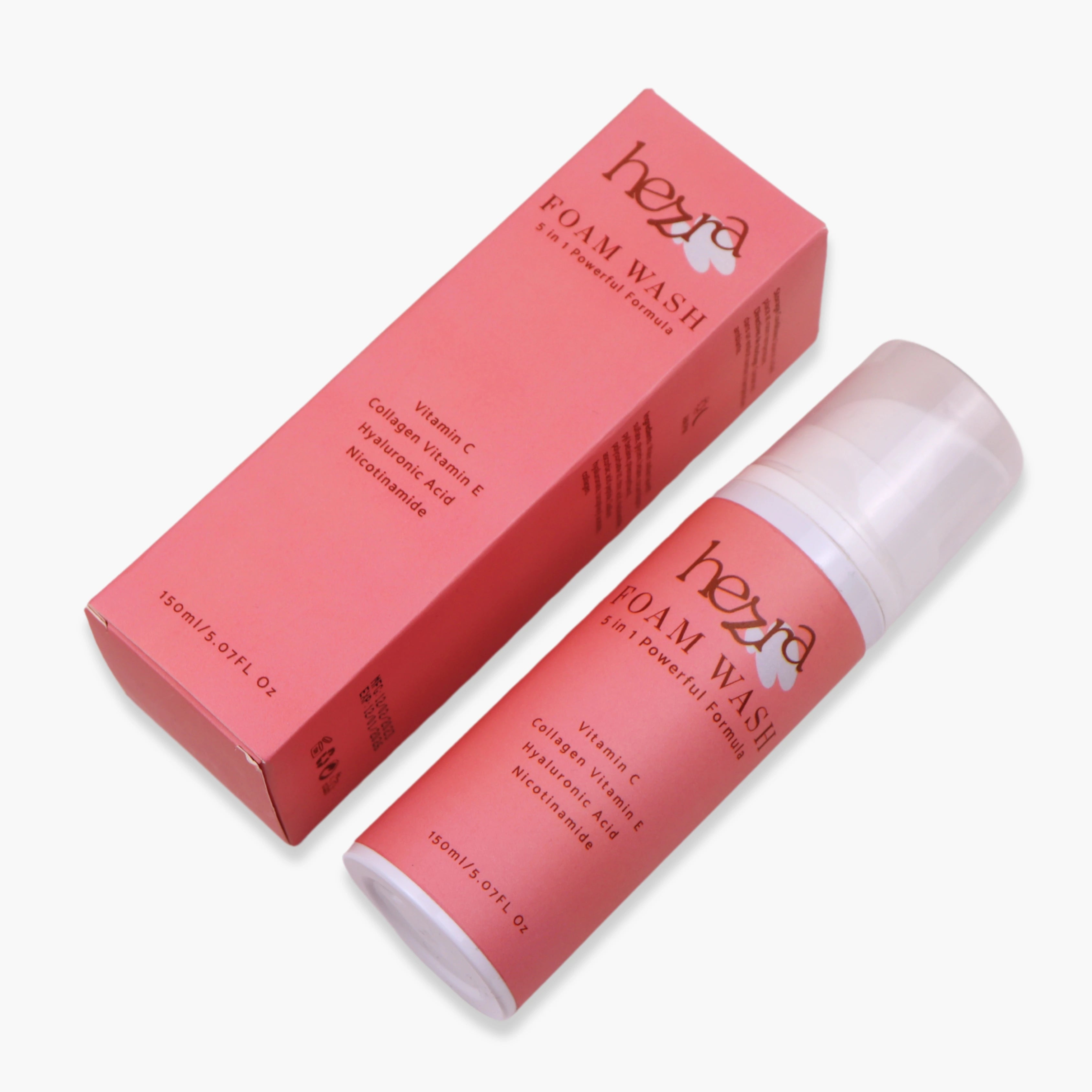 HEZRA Foam Wash, Gentle Foaming Face Cleanser, All Skin Types